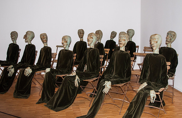 Audience at Pompidou