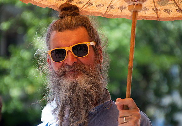Man With Parasol