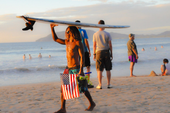 surfer, surfing, beach
